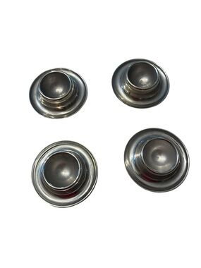 Mid Century Egg Cups Germany 4 Pcs Stainless